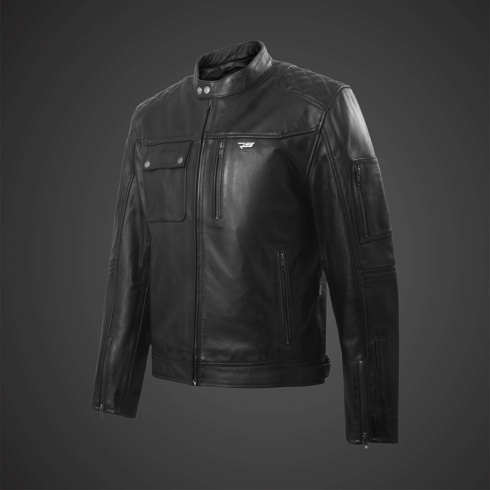 GLEN MOTORCYCLE LEATHER JACKET FOR MEN