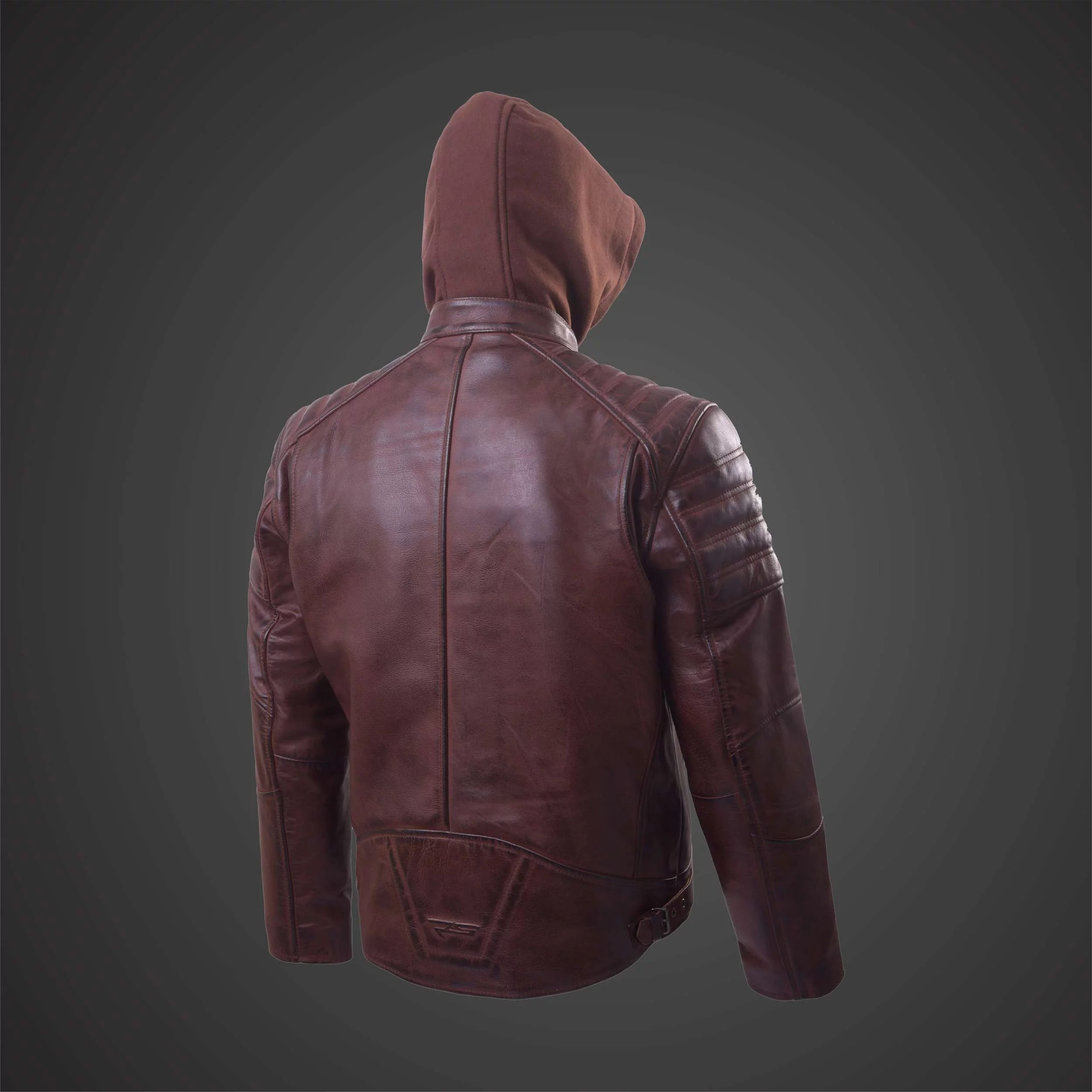 WADE MOTORCYCLE LEATHER JACKET FOR MEN - Image 2