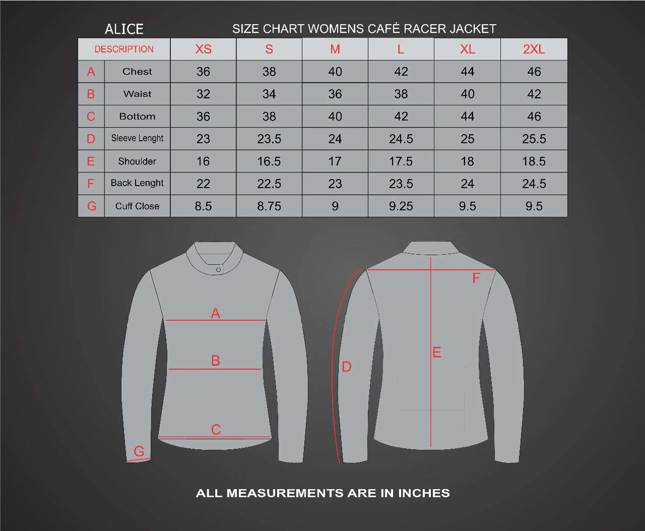 ALICE MOTORCYCLE LEATHER JACKET FOR WOMEN - Image 4