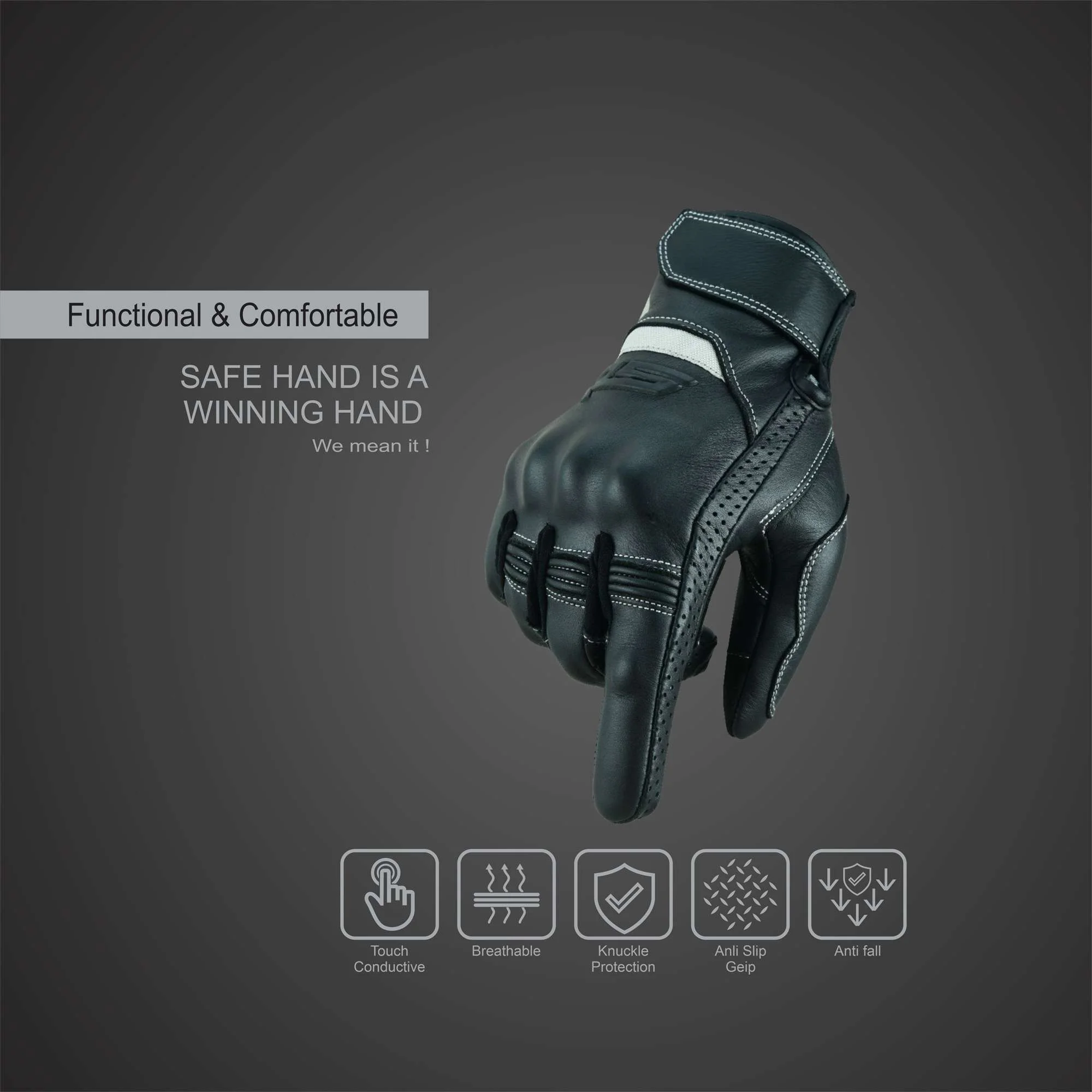 VIGOR GP MOTORCYCLE GLOVES FOR MEN - Image 8