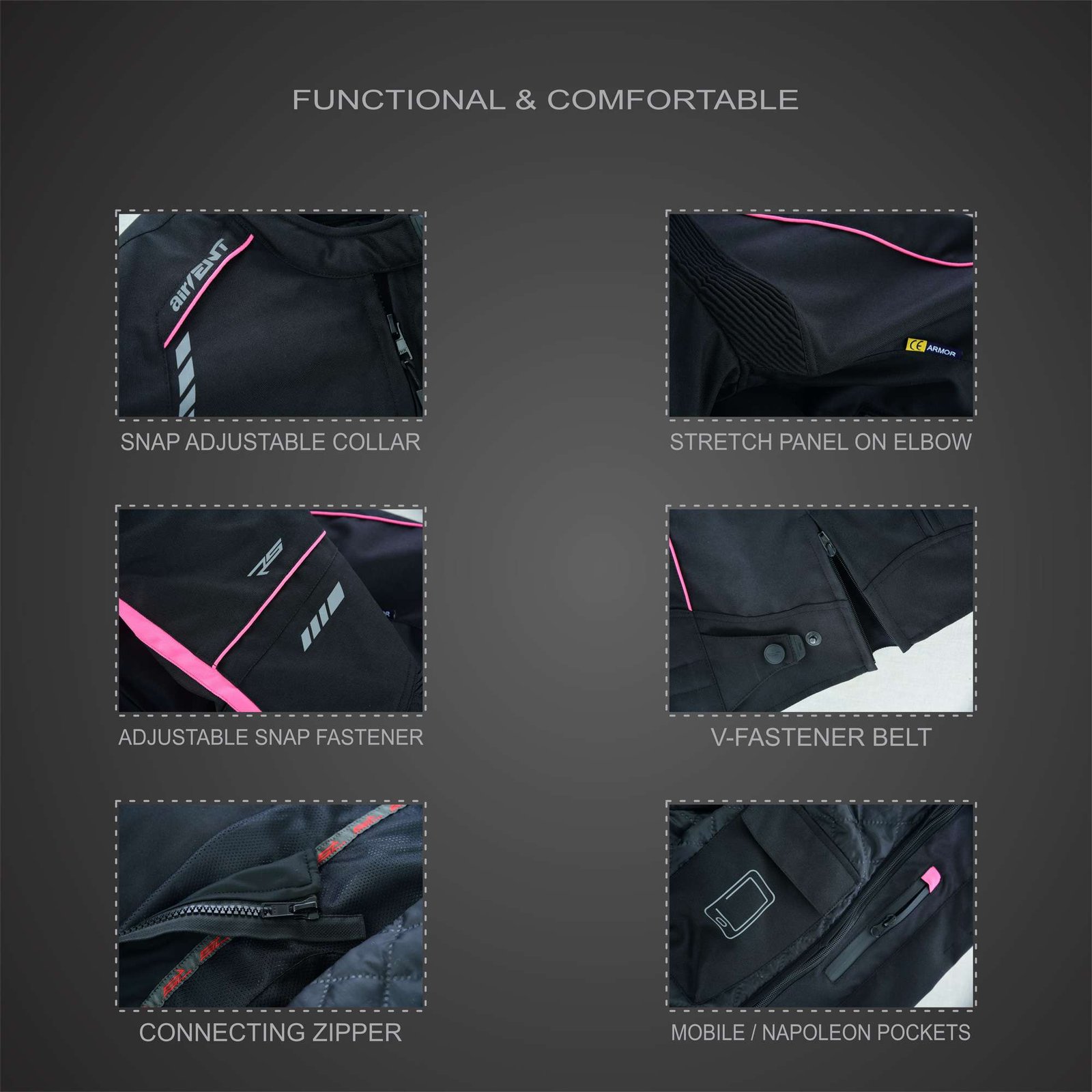 LADY ORION MOTORCYCLE TEXTILE JACKET FOR WOMEN - Image 10