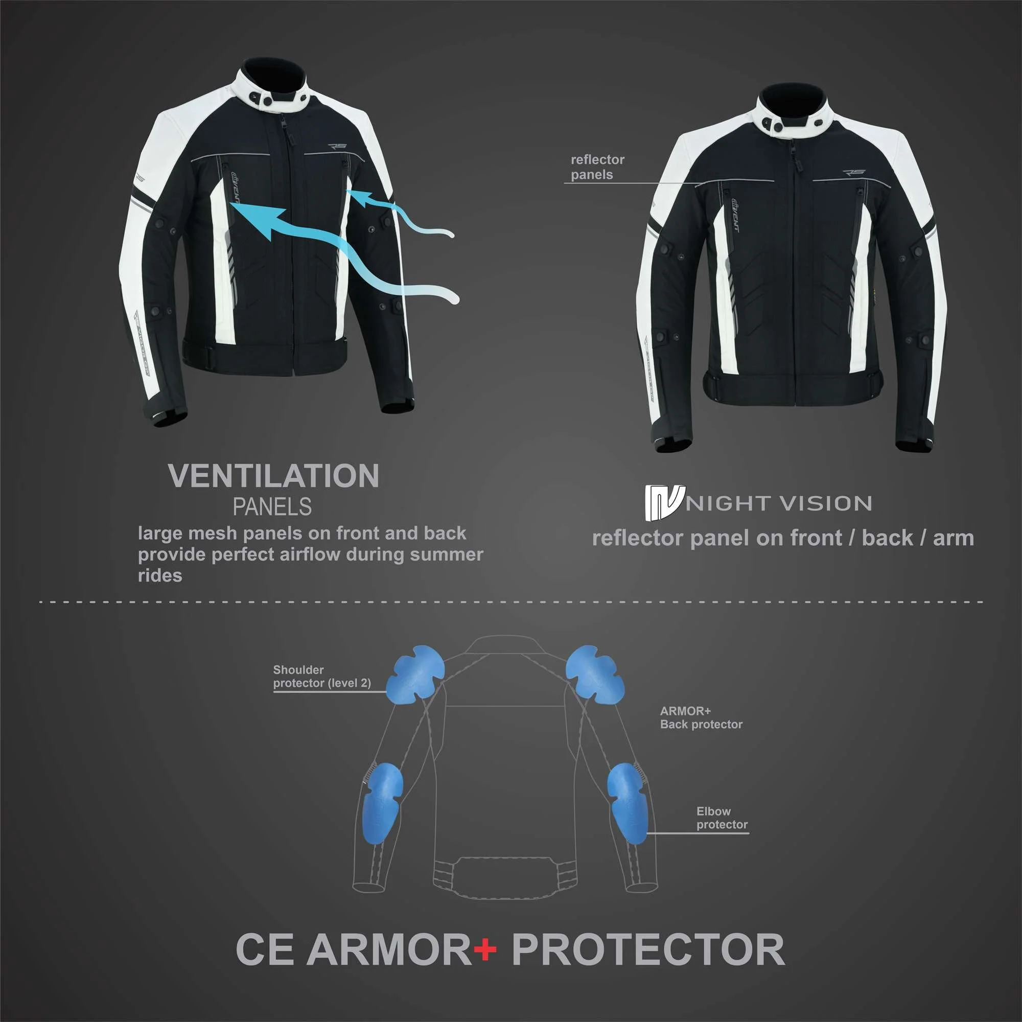 VIGOR GP+ MOTORCYCLE TEXTILE JACKET FOR MEN - Image 10