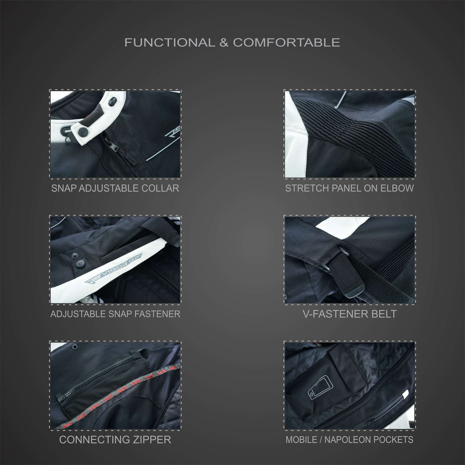 VIGOR GP+ MOTORCYCLE TEXTILE JACKET FOR MEN - Image 11