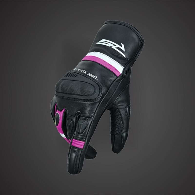 Women Motorcycle leather Racing Gloves