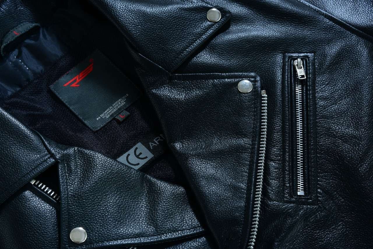 BRANDO+ MOTORCYCLE LEATHER JACKET FOR MEN - Image 4