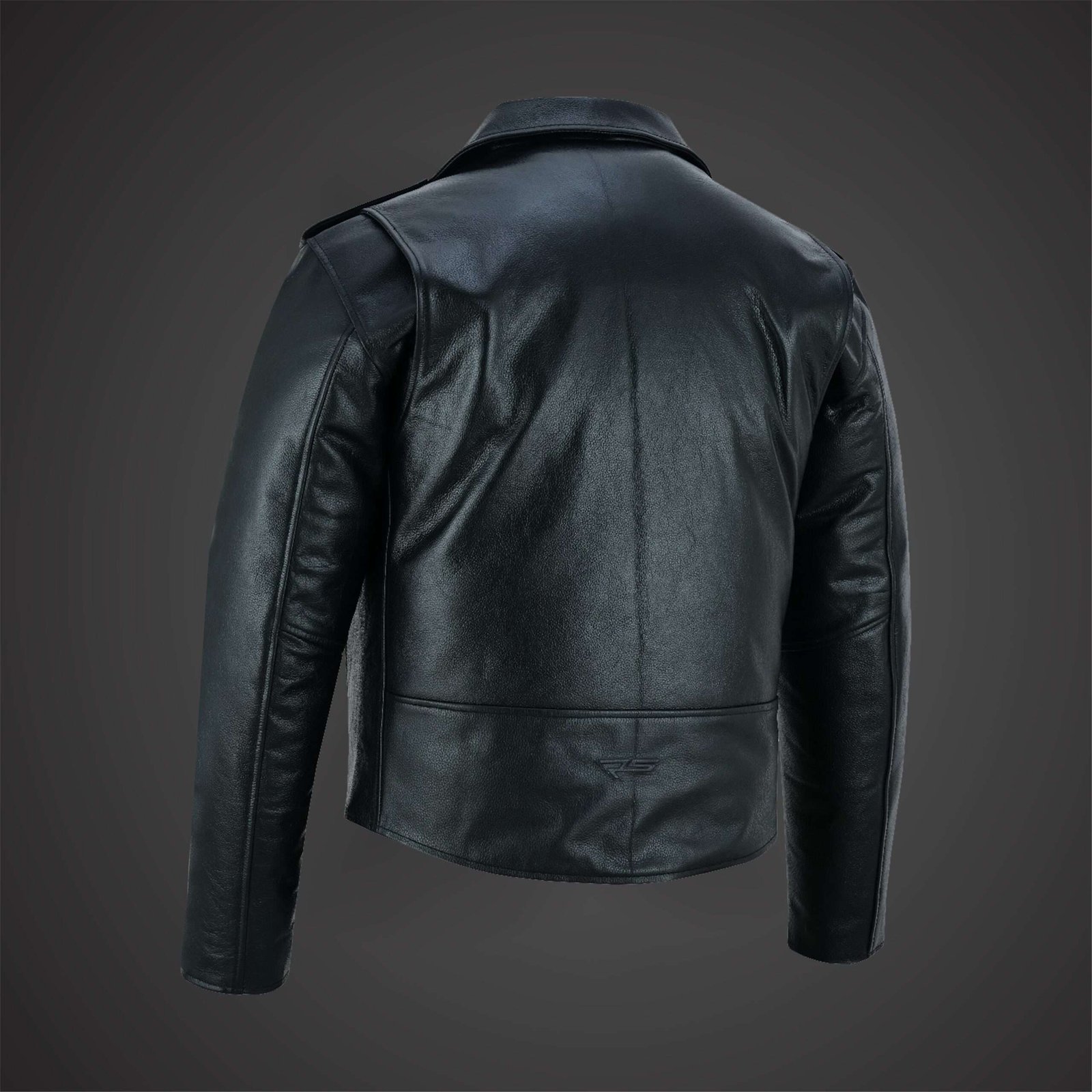 BRANDO+ MOTORCYCLE LEATHER JACKET FOR MEN - Image 3