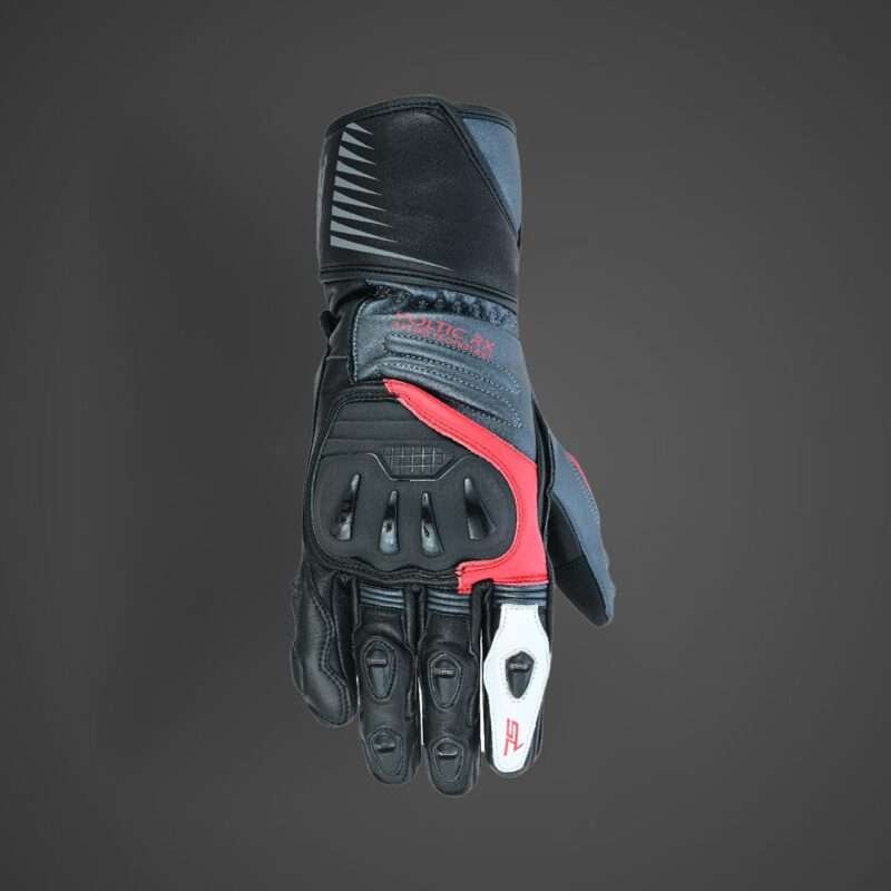 VORTIC-RX Men Motorcycle leather Racing Gloves