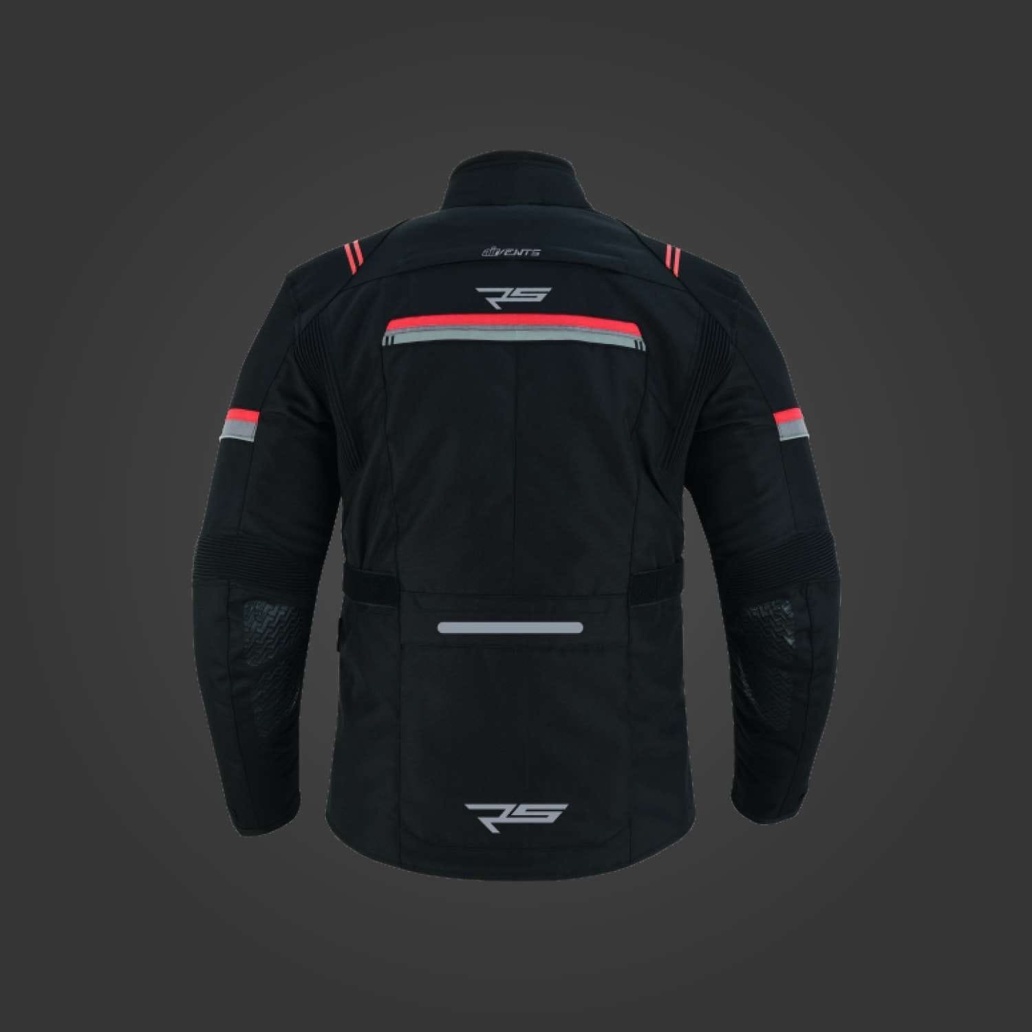 BURNING MOTORCYCLE TEXTILE LONG JACKET FOR MEN - Image 2